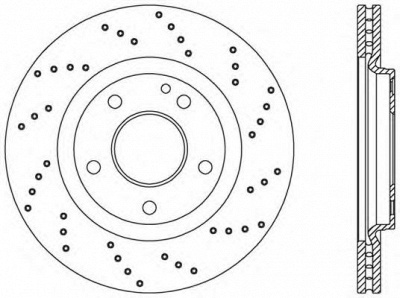 OPEN PARTS bdrs205425 -  Тормозной диск